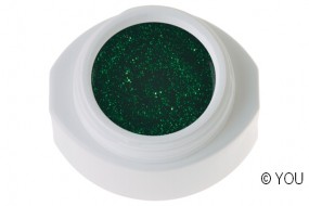 Designer Gel (LL) grn/silber-glitter 5 g