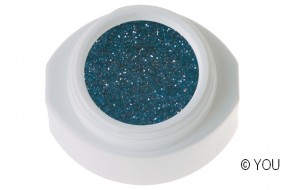 Designer Gel aquamarine glitter 5 g