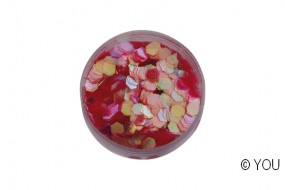 NA 7001 - Plttchen eckig rot/pearl