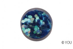 NA 7004 - Plttchen eckig blau/pearl