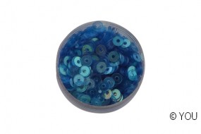 NA 7021 - Plttchen/Loch rund blau/pearl