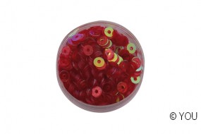 NA 7023 - Plttchen/Loch rund rot/gold