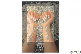 YOU Poster Gold Art 50x70