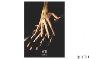 YOU Poster Gold-Hand 50 x 70