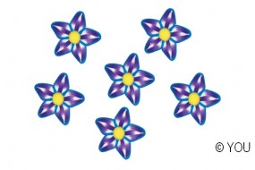Blume-blau/viola (25)