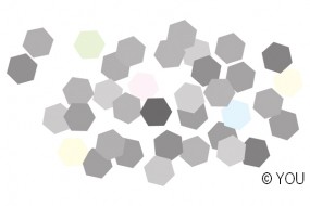 YOU Dot metallic silver