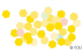YOU Dot metallic gold