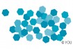 YOU Dot metallic blue