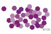 YOU Dot metallic purple