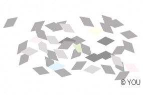 YOU Shape metallic silver