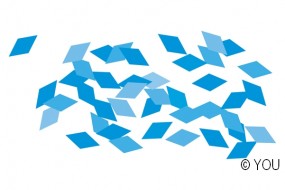 YOU Shape metallic blue