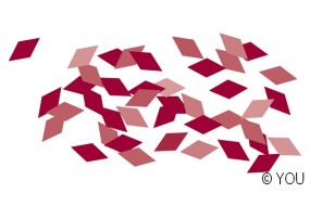 YOU Shape metallic red