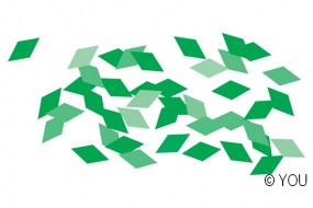 YOU Shape metallic green