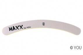 MAXX-Feile white curved 100/160 (50er Pack)