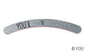 YOU Bananen-Feile grau (180/180) (50er Pack)