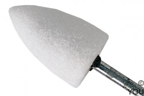 YOU Schleifstein Kegel weiss