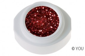 Designer Gel (LL) Glitter rot 5 g