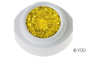 Designer Gel (LL) Glitter yellow/gold 5 g